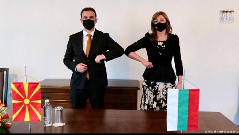 Bujar Osmani dhe Katerina Zaherieva