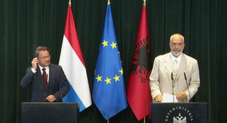 Kryeministri I Luksemburgut Në Konferencë Me Ramën: Shqipëria Ka Bërë ...