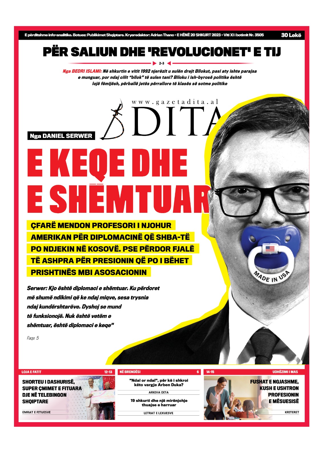 20 Shkurt 2023 - Gazeta Dita